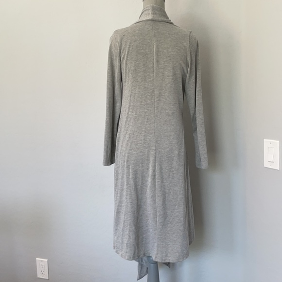 Soft Shawl Neck Draped Cardigan L - Picture 3 of 3